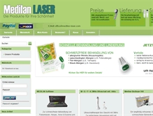Tablet Screenshot of medilan-laser.com